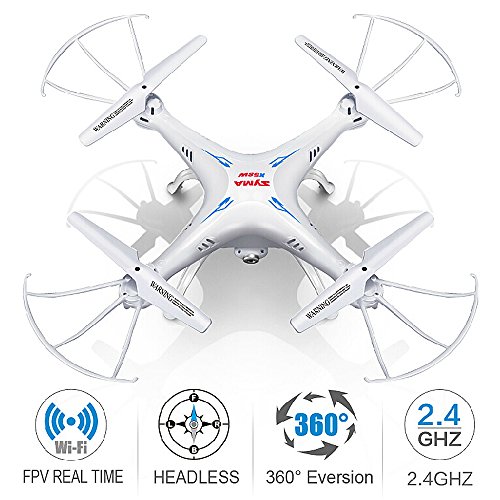 Syma X5SW 2.4G RC Drone with WIFI HD Camera FPV Real Time RC Quadcopter Headless