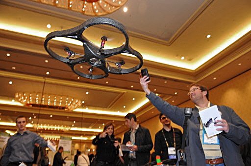 Parrot AR Drone launch - CES 2010 Las Vegas