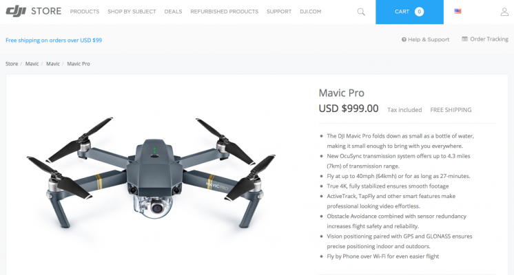 BUY the Mavic Pro