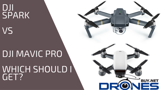 difference between dji spark and mavic pro