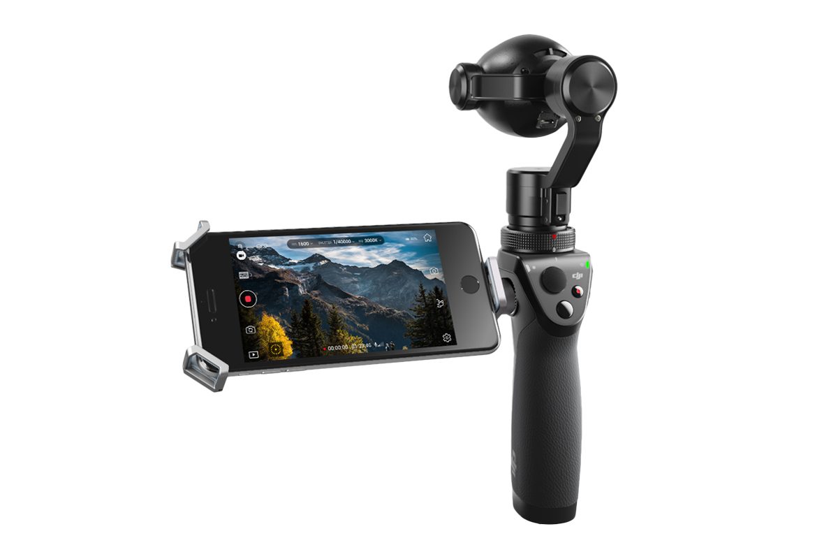 The DJI Osmo handheld camera